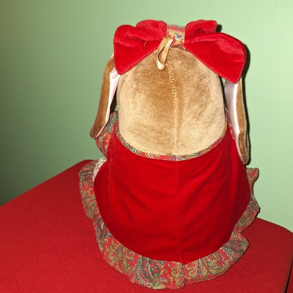 Toys R Us Rabbit Ears Velveteen Plush Christmas Vintage 1980's Boy & Girl 14" - Picture 13 of 16